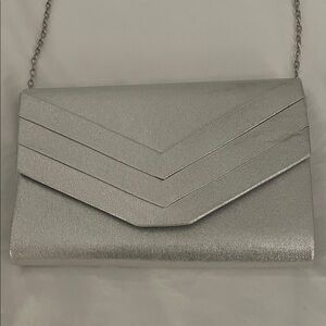 Silver Evening Clutch